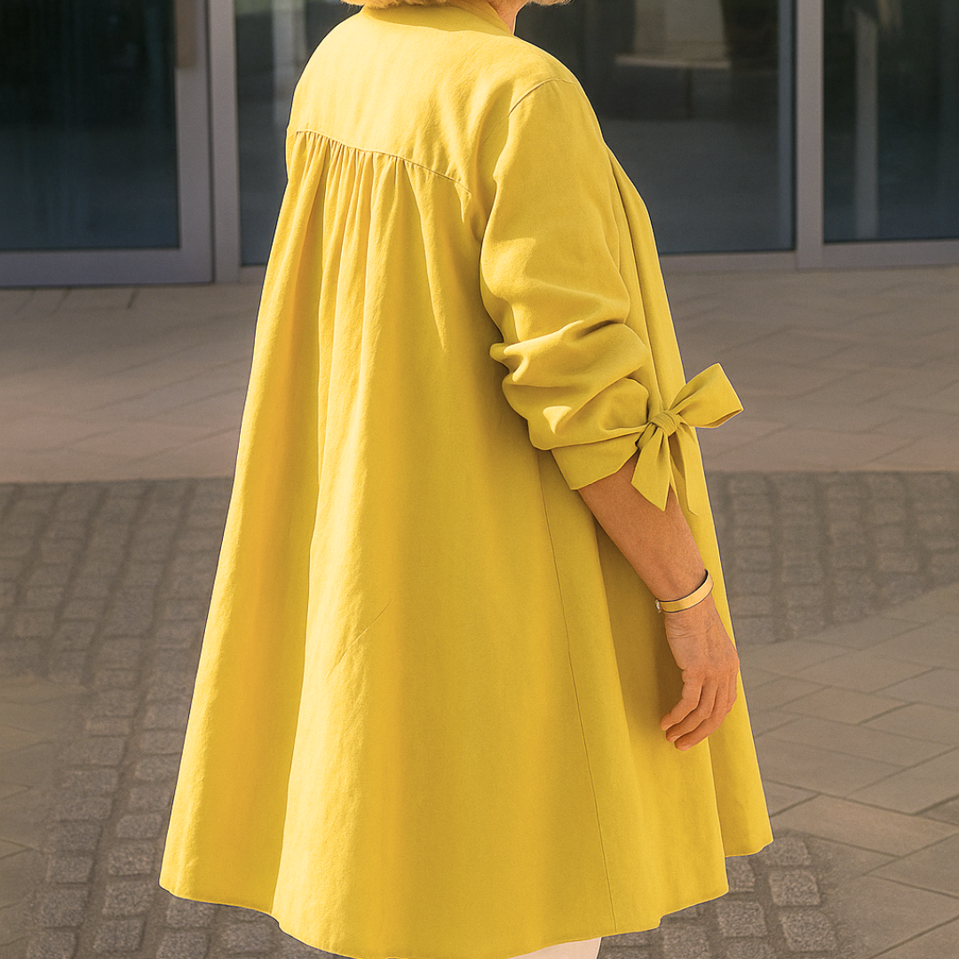 Lana | Elegant Blouse with Tied Sleeves
