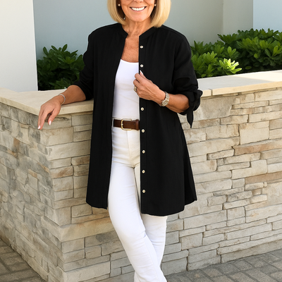 Lana | Elegant Blouse with Tied Sleeves