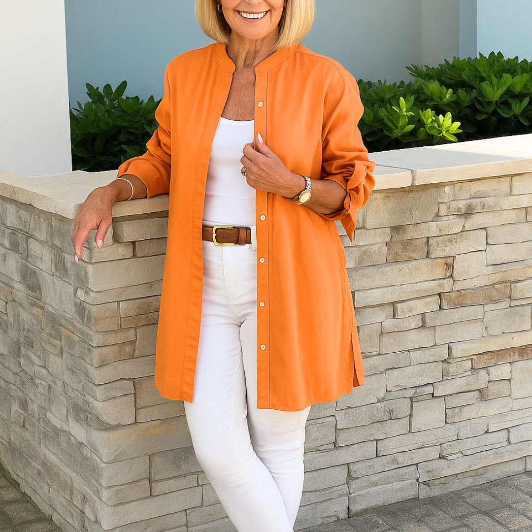 Lana | Elegant Blouse with Tied Sleeves
