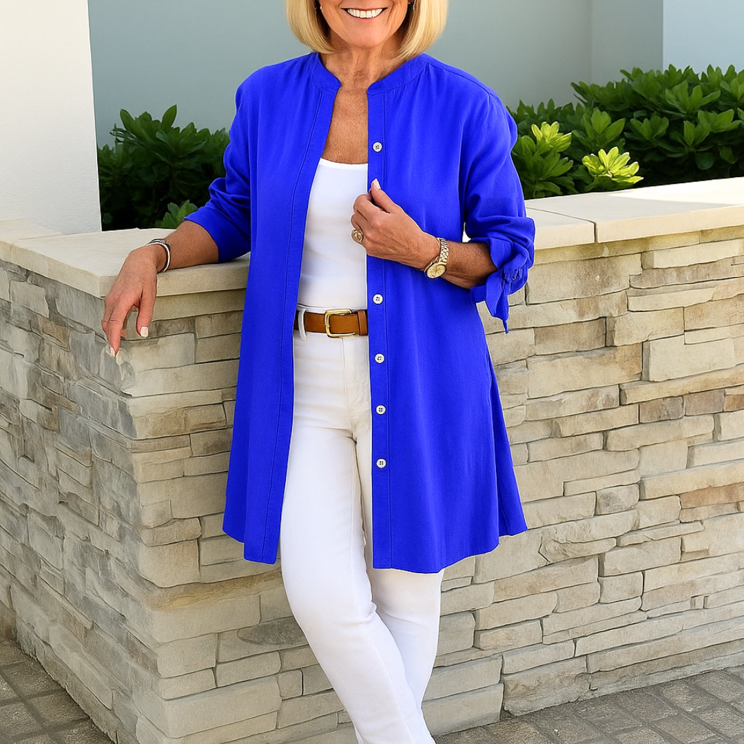 Lana | Elegant Blouse with Tied Sleeves