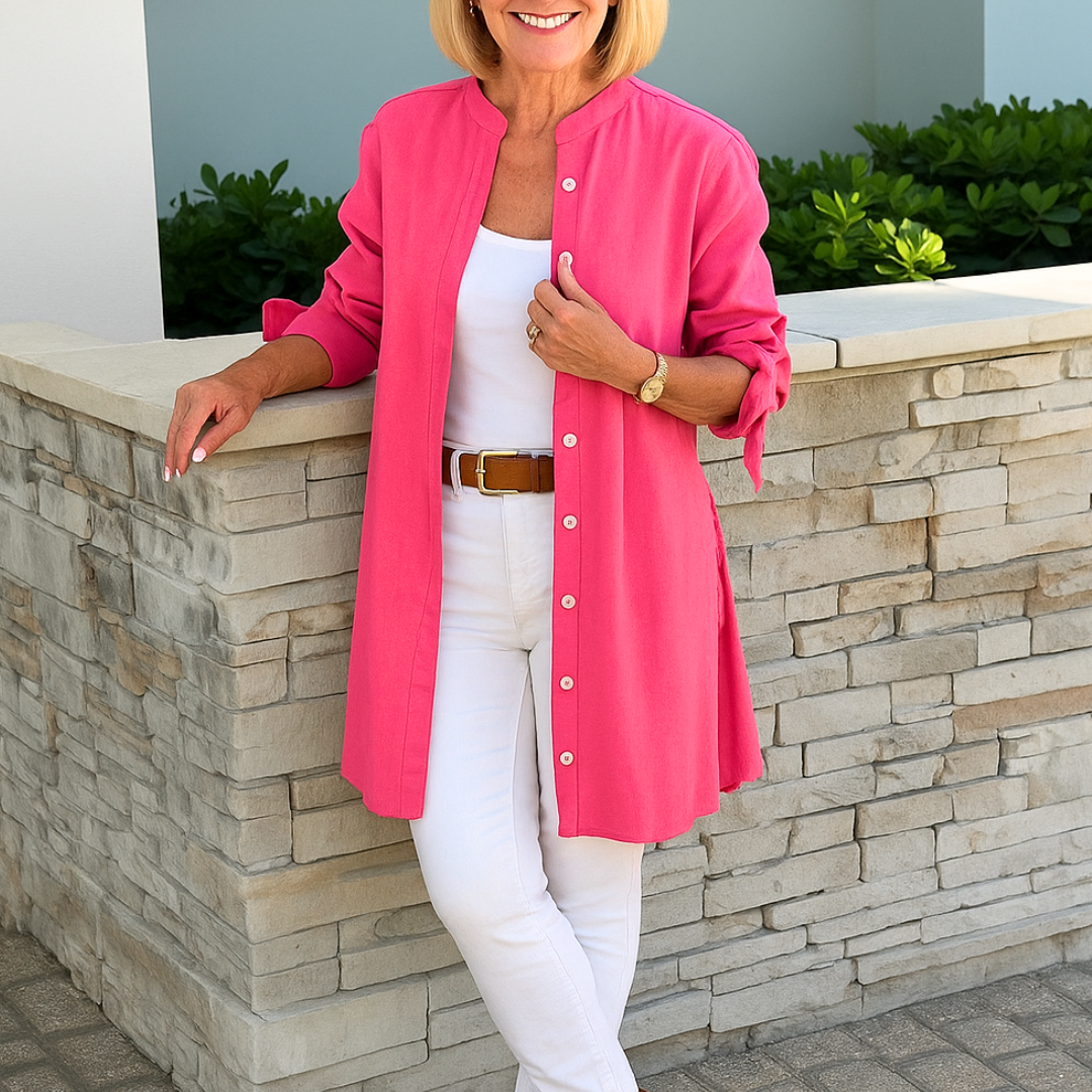 Lana | Elegant Blouse with Tied Sleeves