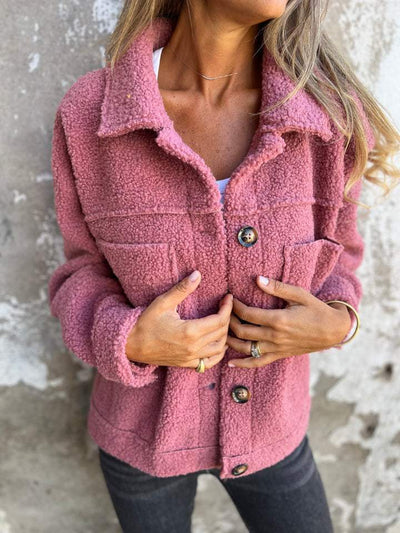 Zoe| Cozy buttoned jacket