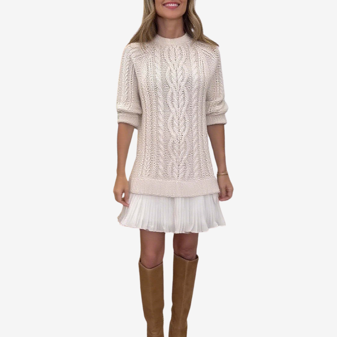 Gabriël 2-in-1 Knit Dress | The Perfect Preppy Look for Autumn