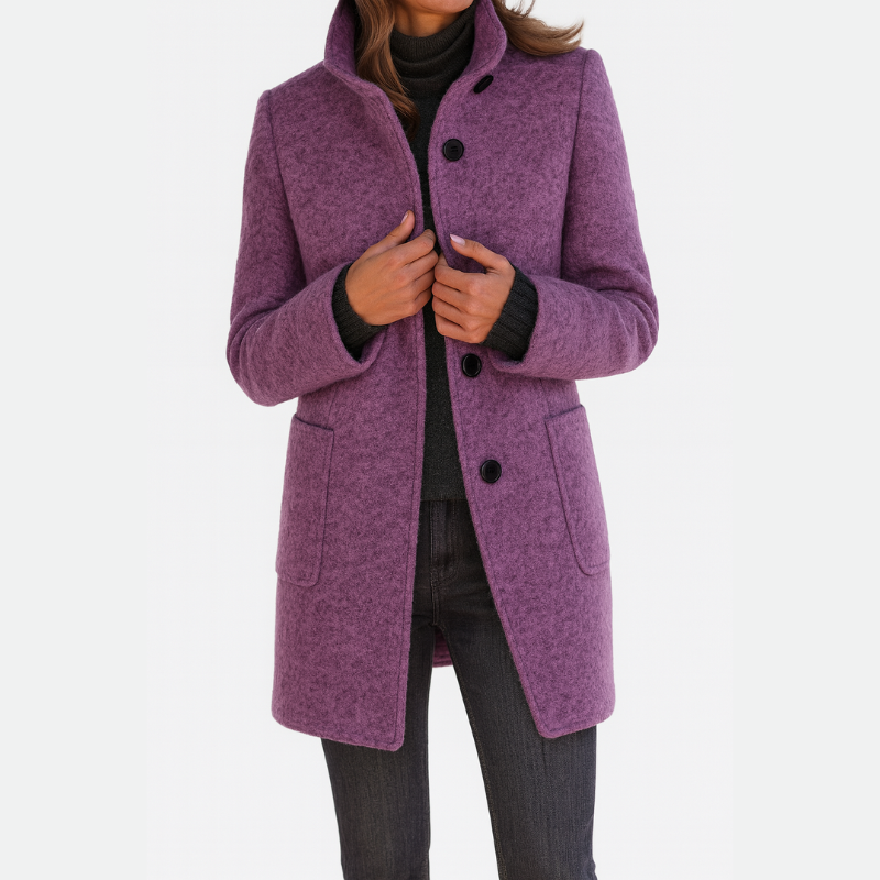 Charlotte | Women's coat with high collar