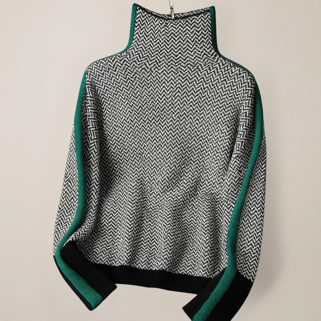 Lizzy | Sweater with a high collar
