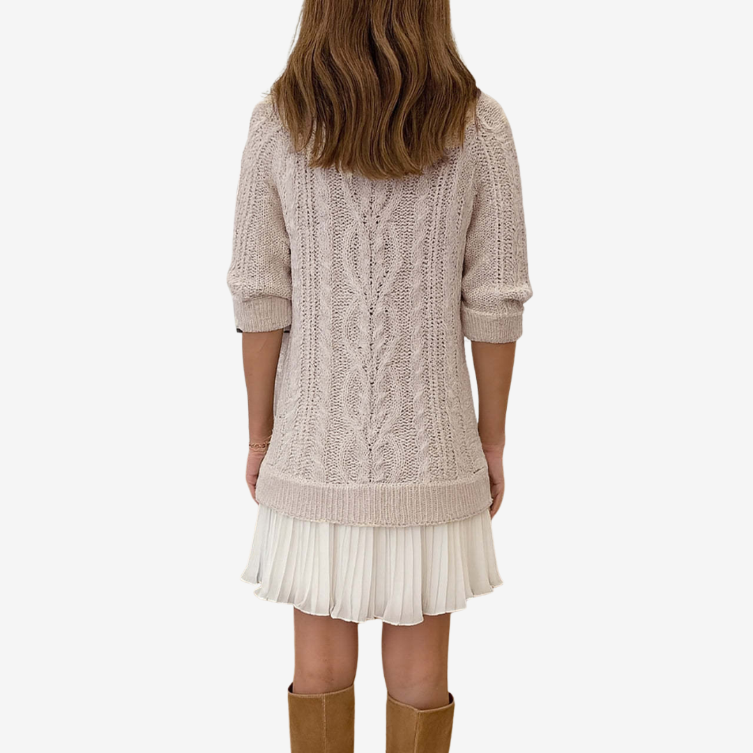 Gabriël 2-in-1 Knit Dress | The Perfect Preppy Look for Autumn