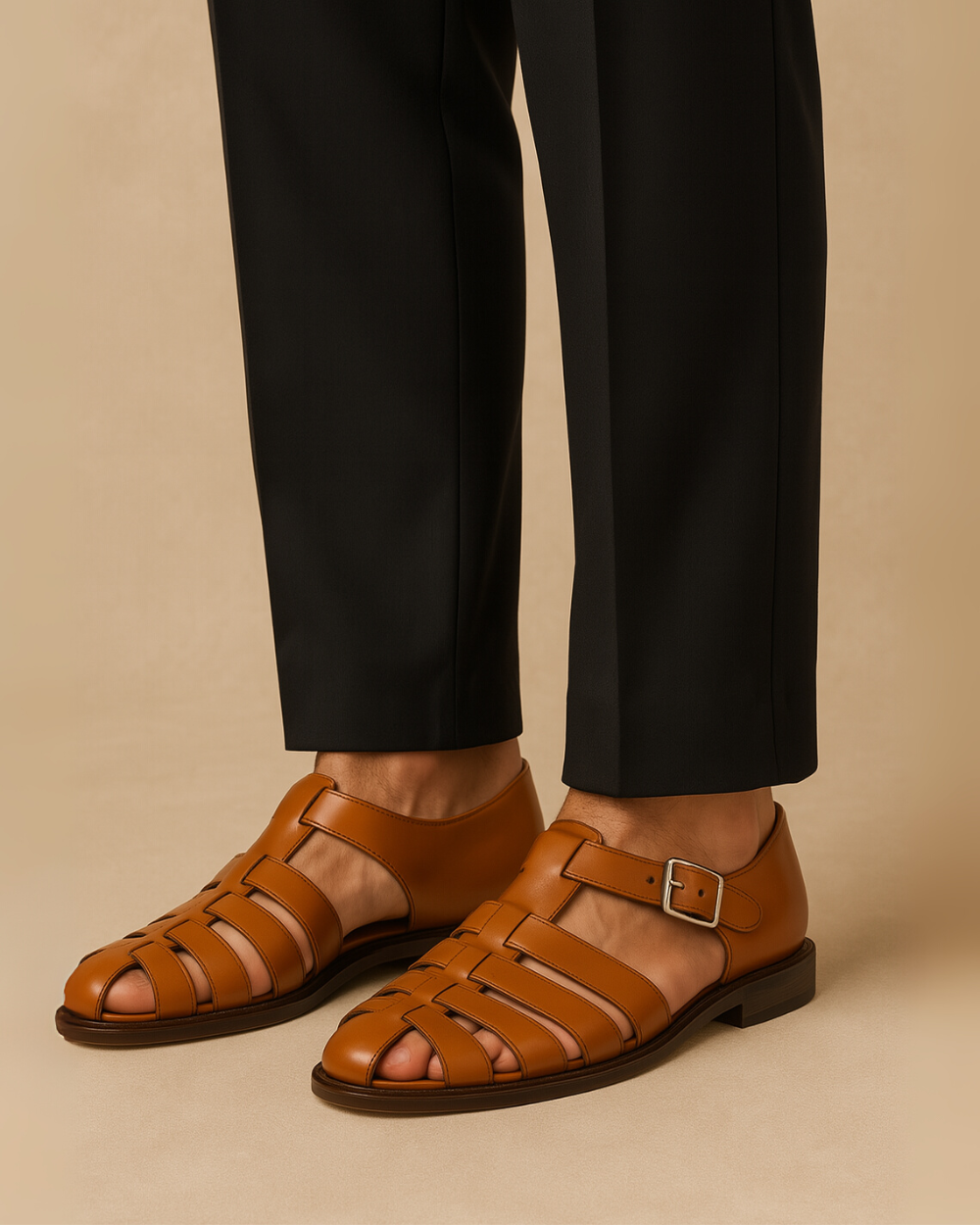 Dasha | Closed sandal with belt