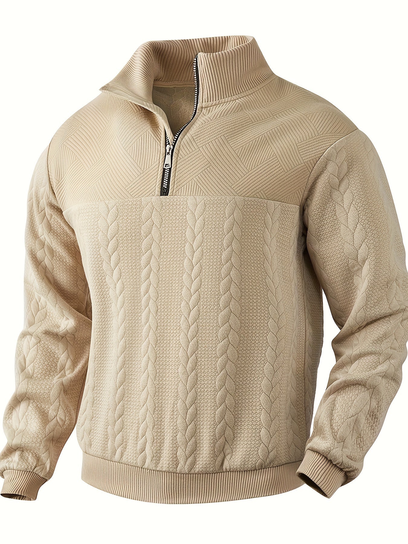 Ethan | Men's vintage sweater with zipper
