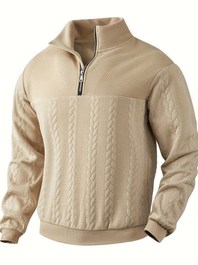 Ethan | Men's vintage sweater with zipper