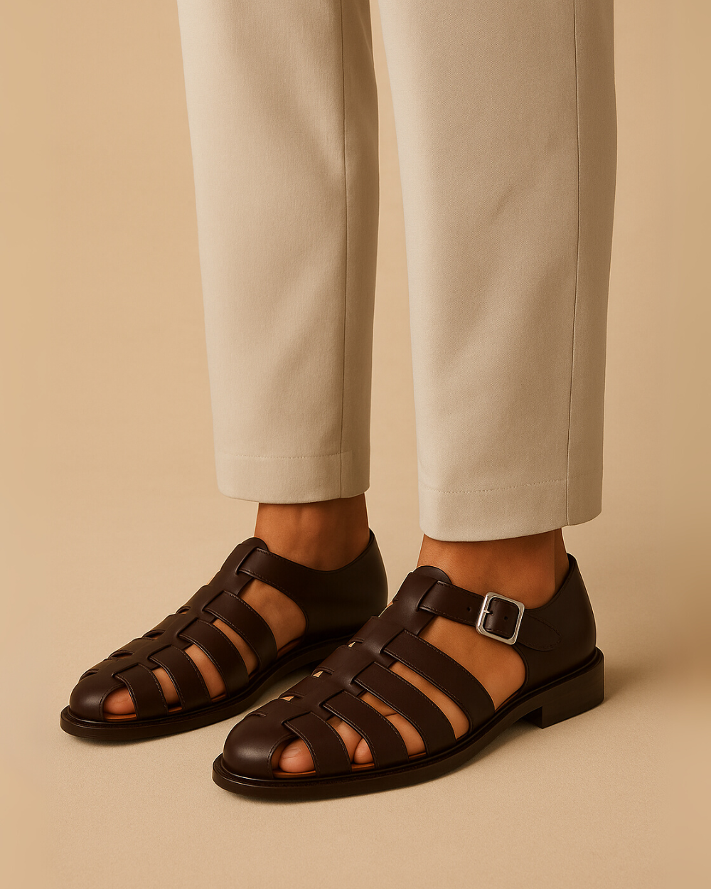 Dasha | Closed sandal with belt