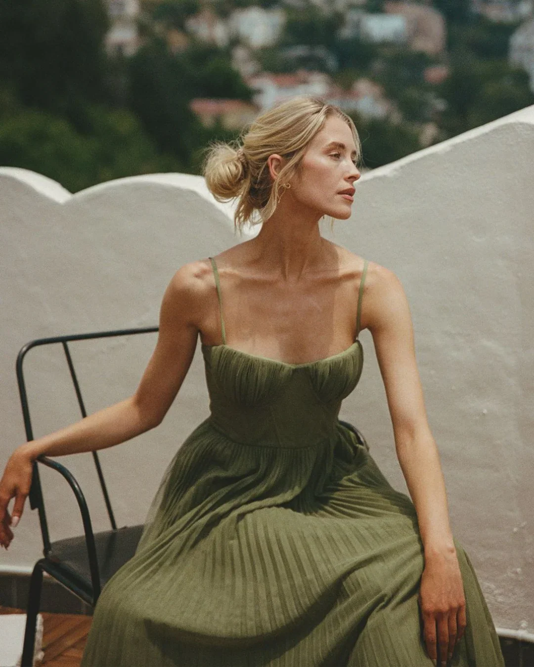 Olivia Dress | Modern elegance with an open back