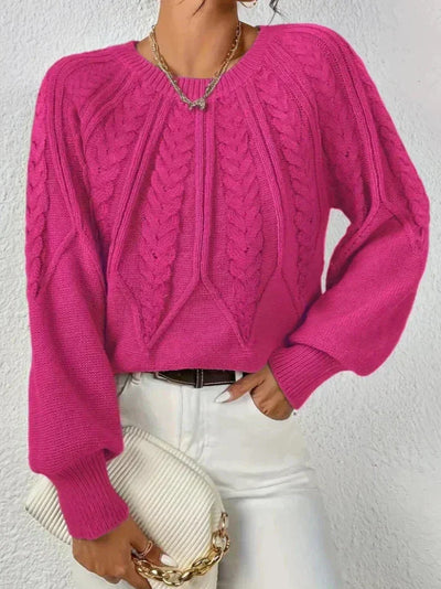 Mary| Chic twisted knit sweater