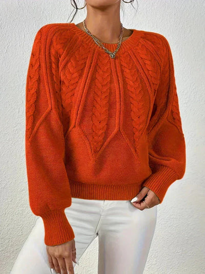 Mary| Chic twisted knit sweater
