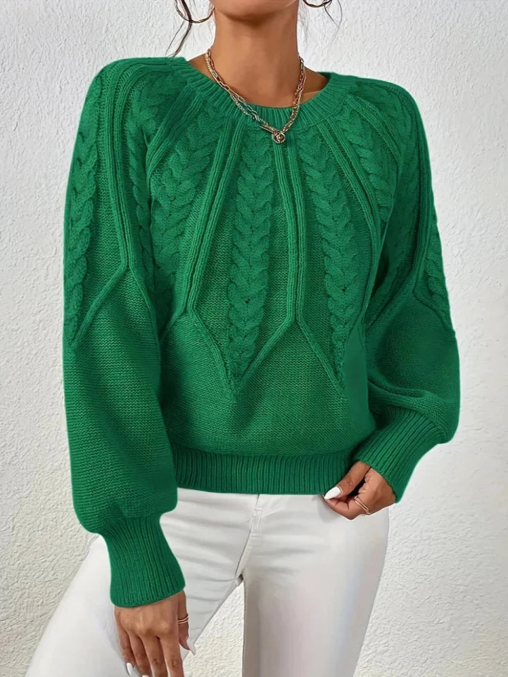 Mary| Chic twisted knit sweater