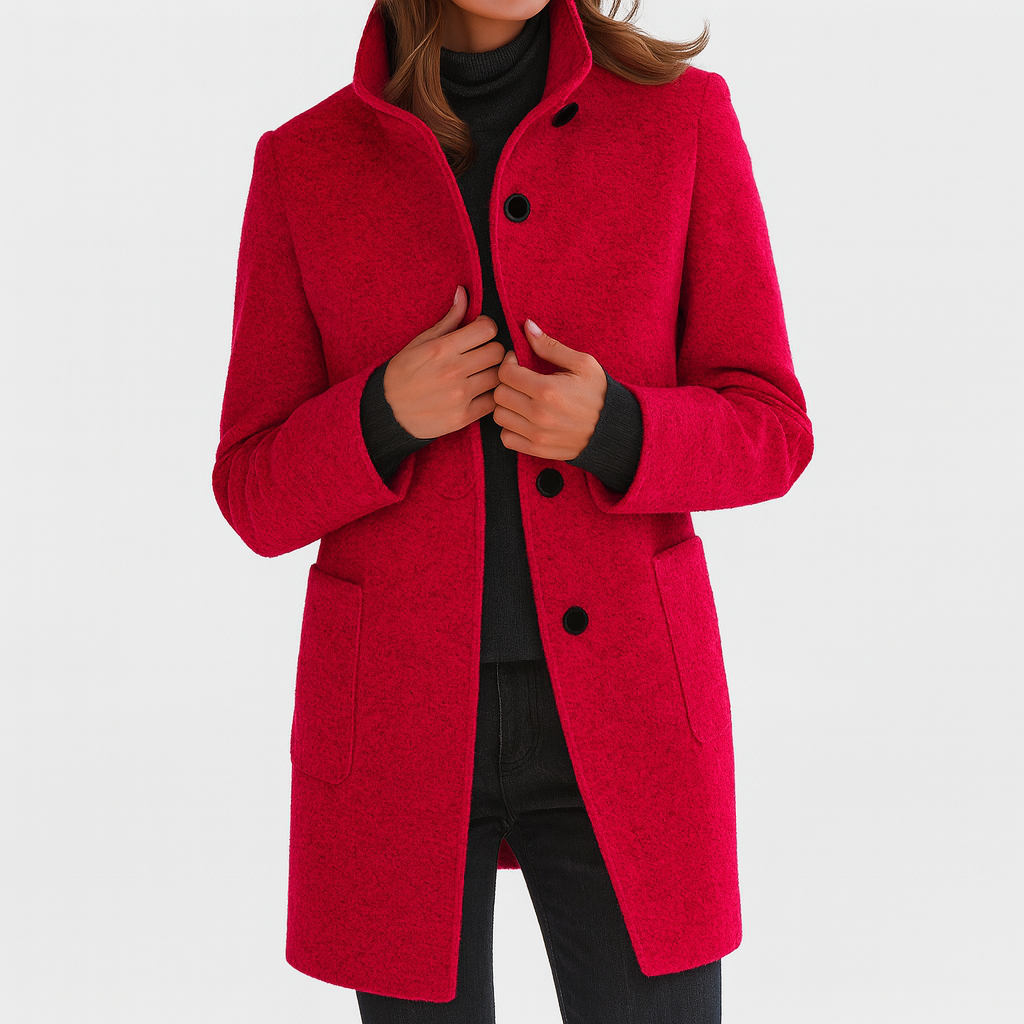 Charlotte | Women's coat with high collar