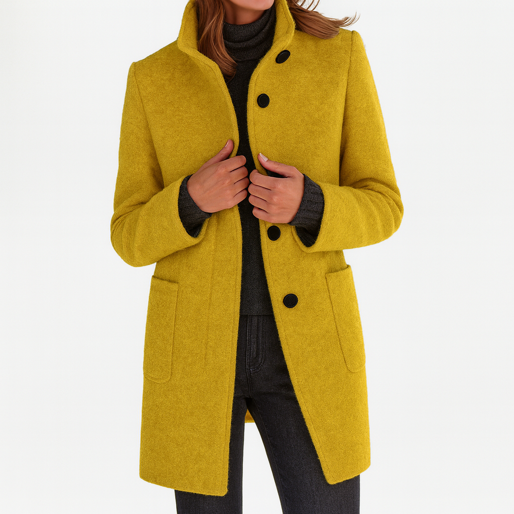 Charlotte | Women's coat with high collar