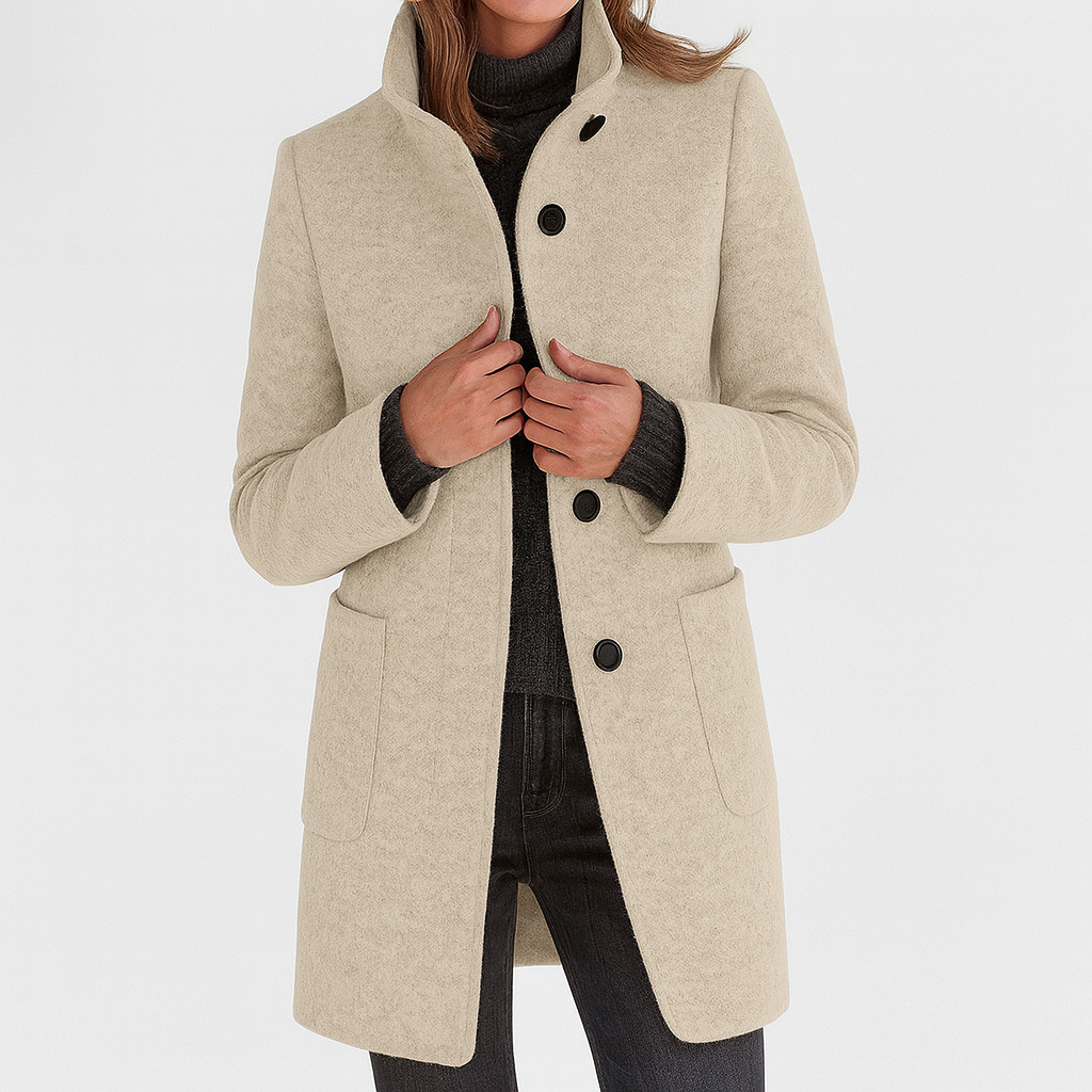 Charlotte | Women's coat with high collar
