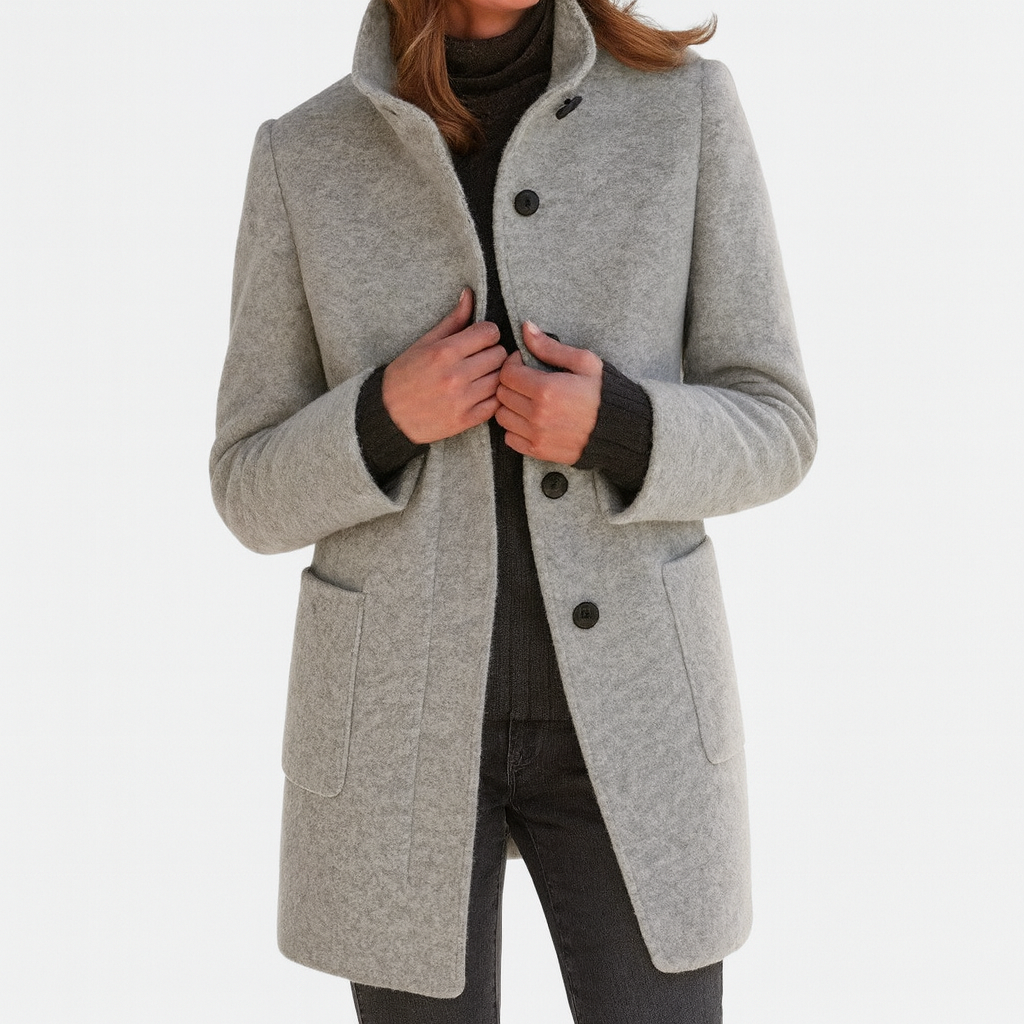 Charlotte | Women's coat with high collar