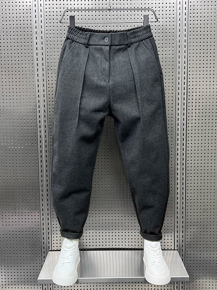 Persy | Elegant trousers in mélange fabric