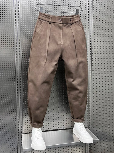 Persy | Elegant trousers in mélange fabric