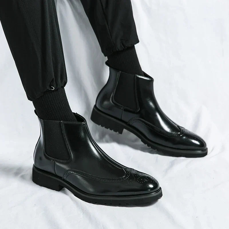 Matthew | Leather Chelsea Boots