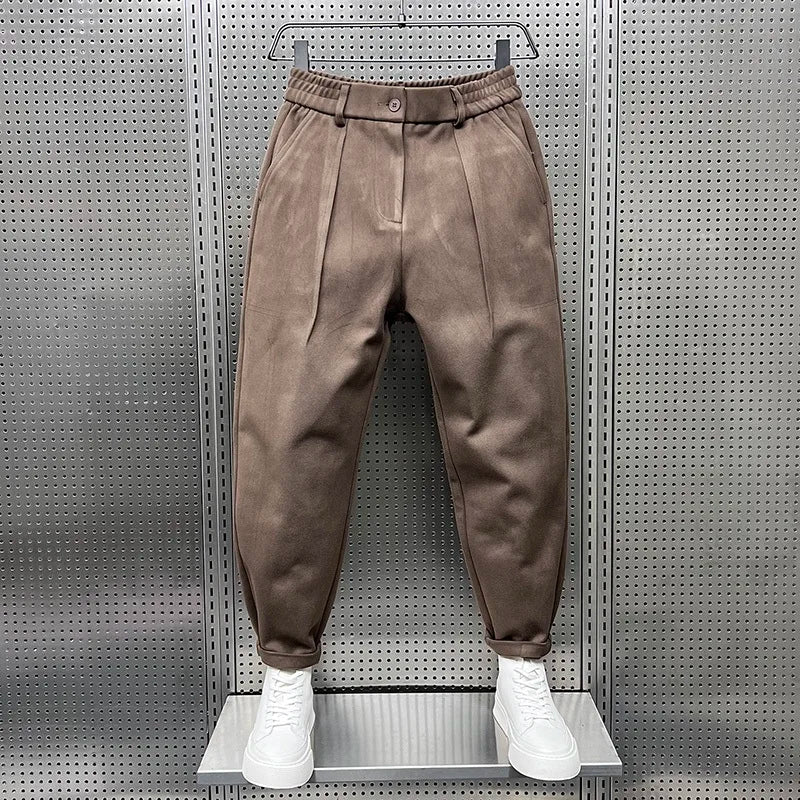 Persy | Elegant trousers in mélange fabric