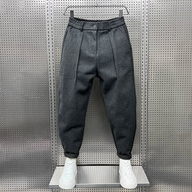 Persy | Elegant trousers in mélange fabric