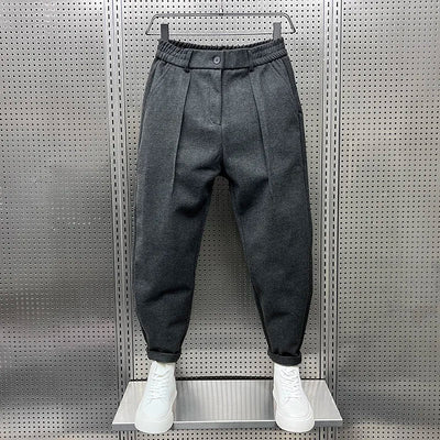 Persy | Elegant trousers in mélange fabric