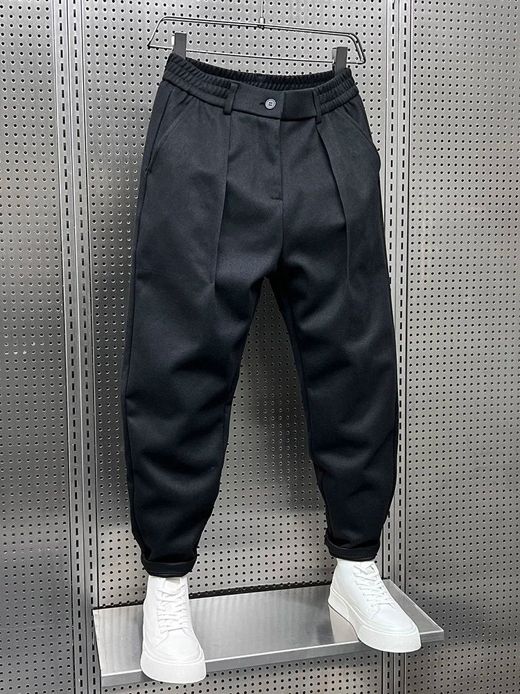 Persy | Elegant trousers in mélange fabric