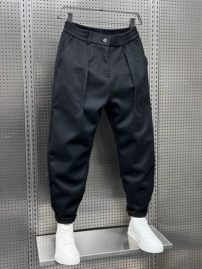 Persy | Elegant trousers in mélange fabric