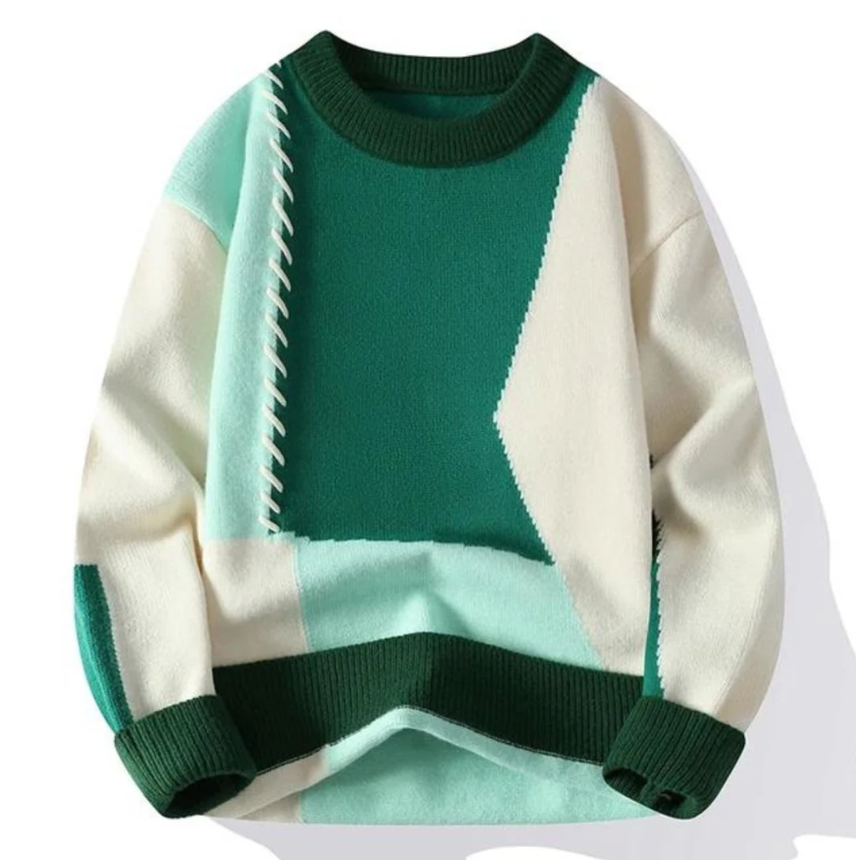 Sarah| Contemporary Patch Sweater