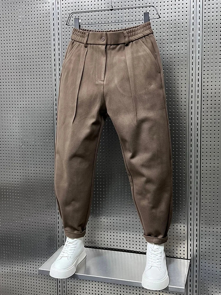 Persy | Elegant trousers in mélange fabric