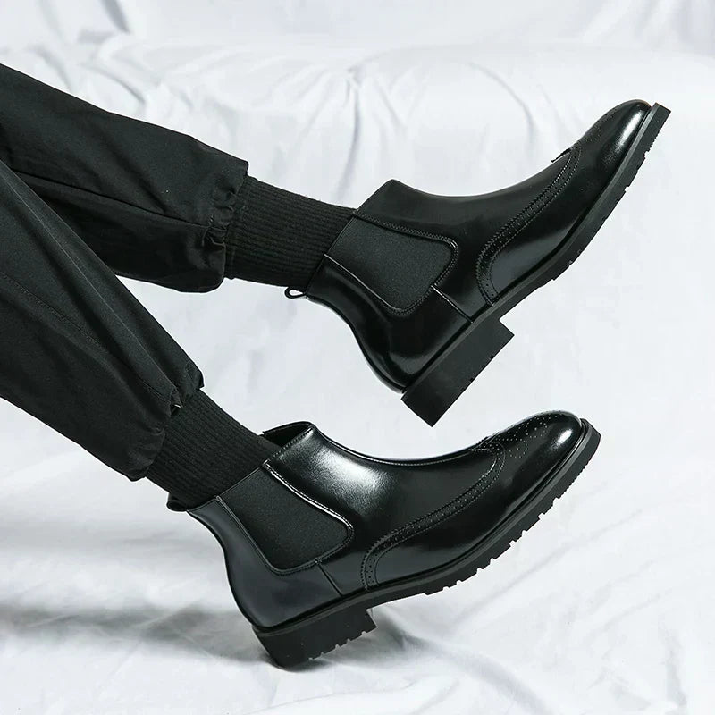 Matthew | Leather Chelsea Boots