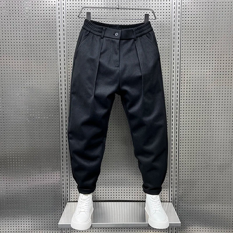 Persy | Elegant trousers in mélange fabric
