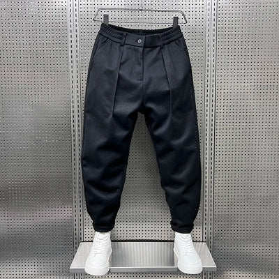 Persy | Elegant trousers in mélange fabric