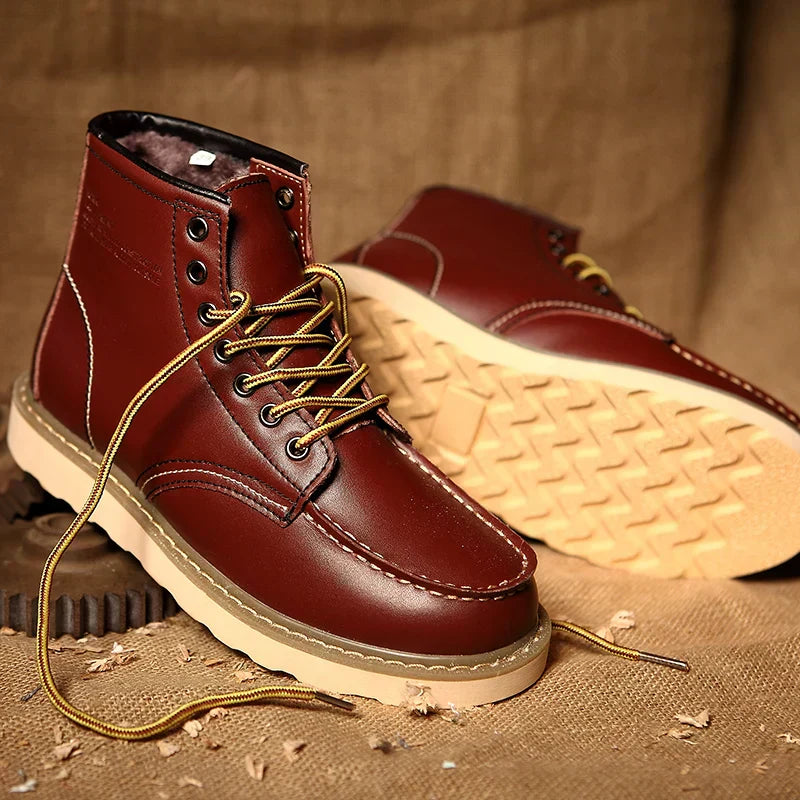 Justin | Winter Leather Ankle Boots