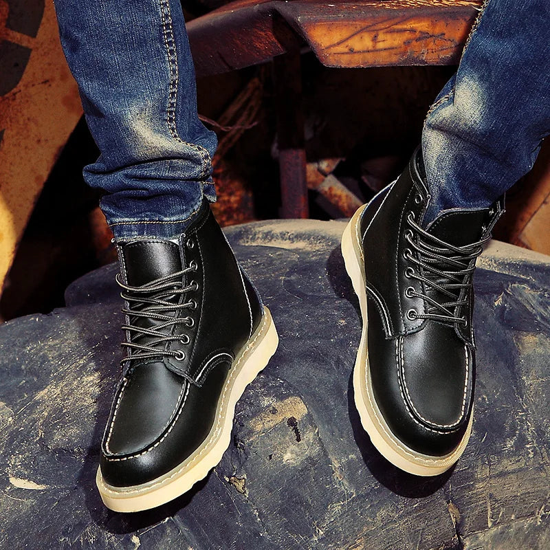 Justin | Winter Leather Ankle Boots