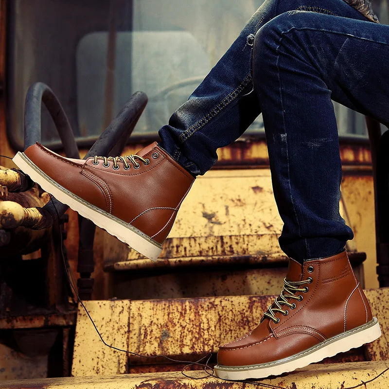 Justin | Winter Leather Ankle Boots