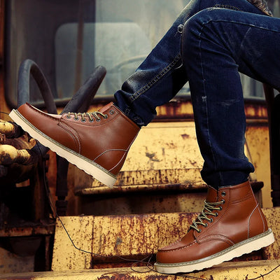 Justin | Winter Leather Ankle Boots