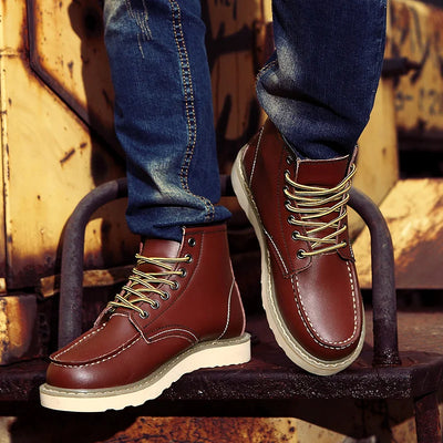 Justin | Winter Leather Ankle Boots