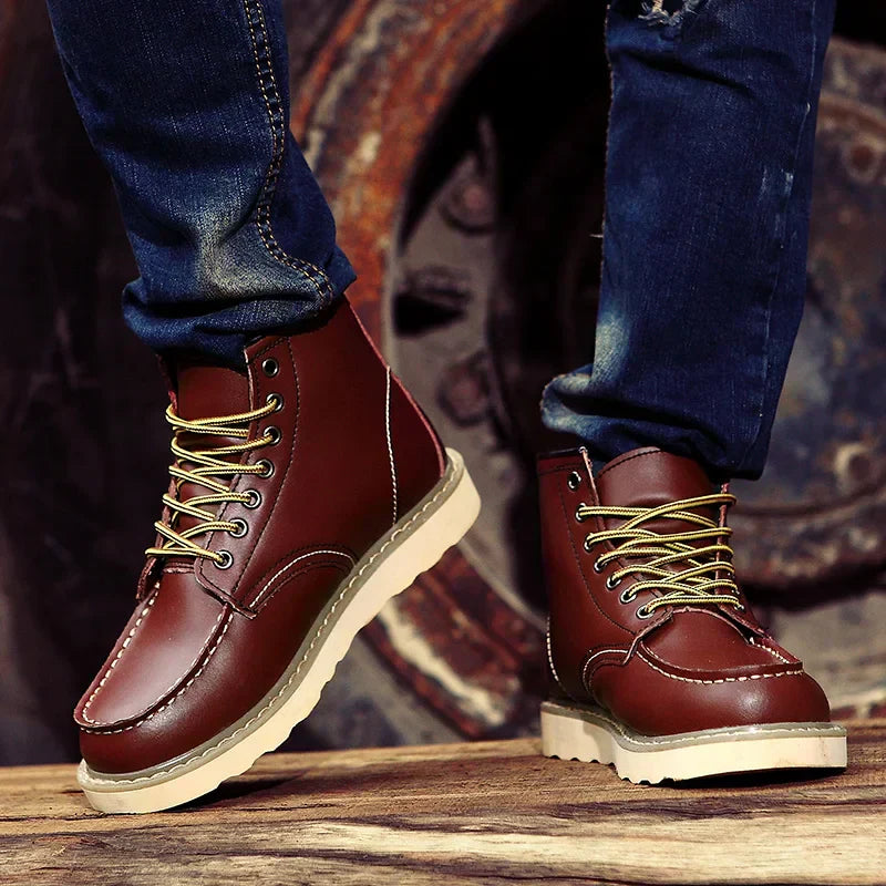 Justin | Winter Leather Ankle Boots