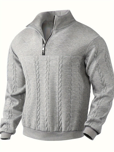 Ethan | Men's vintage sweater with zipper