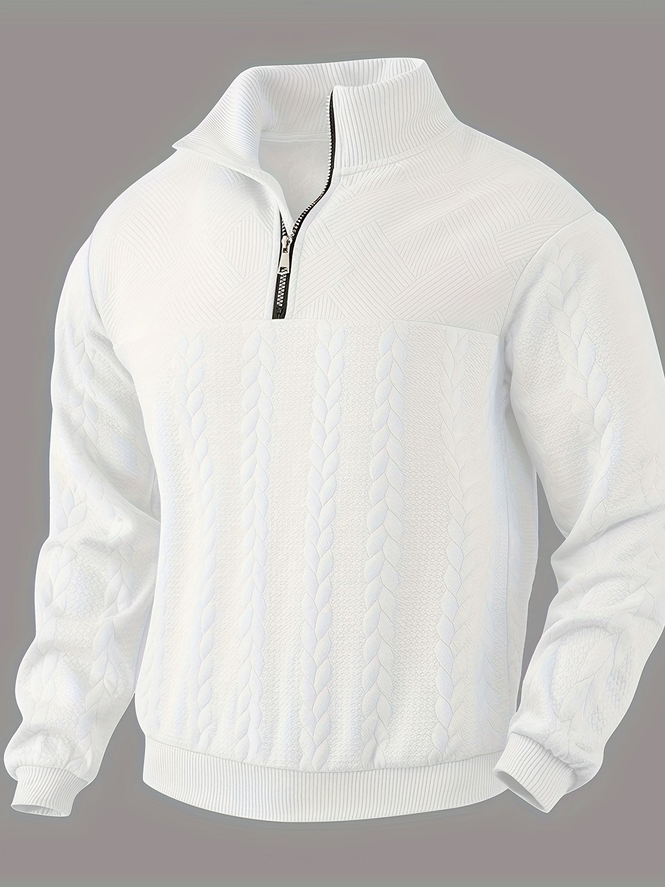 Ethan | Men's vintage sweater with zipper