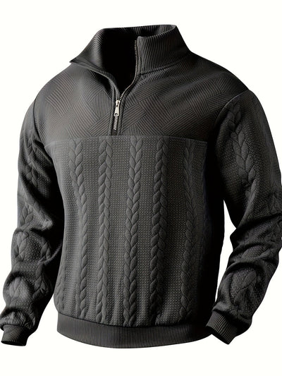 Ethan | Men's vintage sweater with zipper