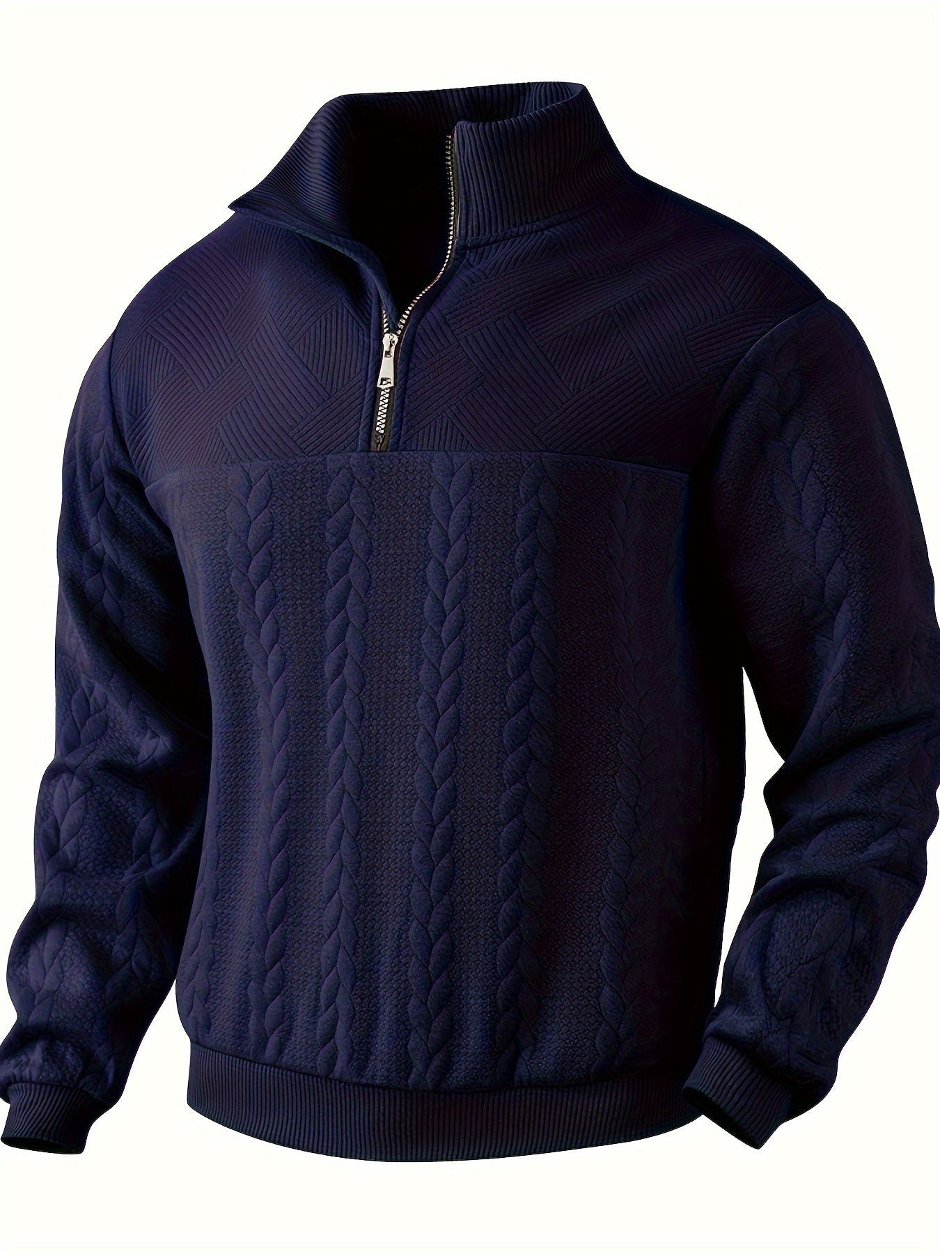 Ethan | Men's vintage sweater with zipper