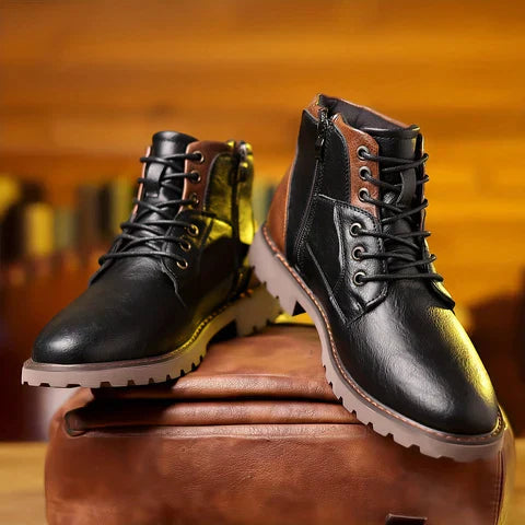 Jay | Lace-up boots in premium leather