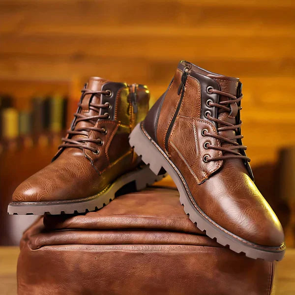 Jay | Lace-up boots in premium leather