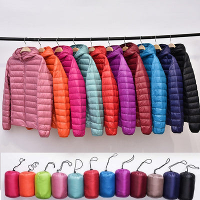 Vista | New waterproof jacket with white duck down padding